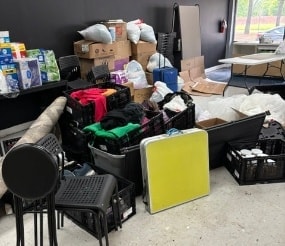 Fashion pantry clothing donation center